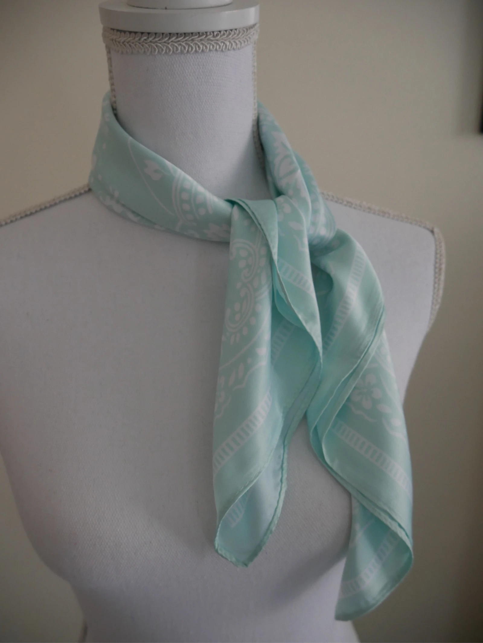 Foulard vert claire